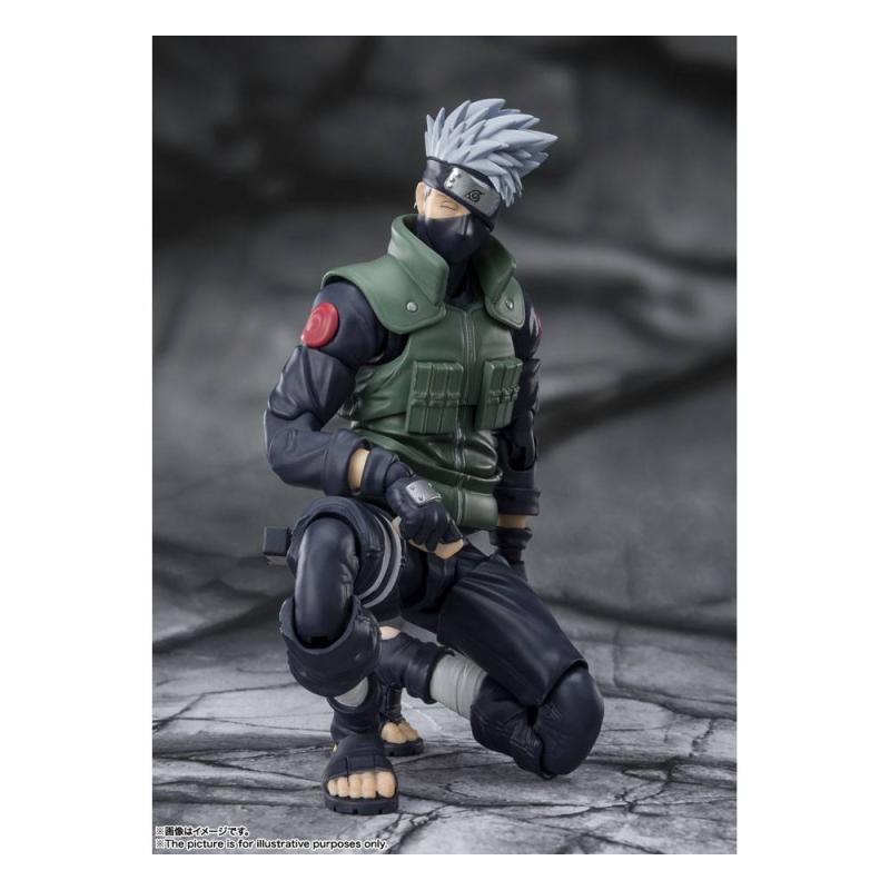 Naruto Shippuden S.H. Figuarts Action Figure Kakashi Hatake -The famed Sharingan Hero- 16 cm