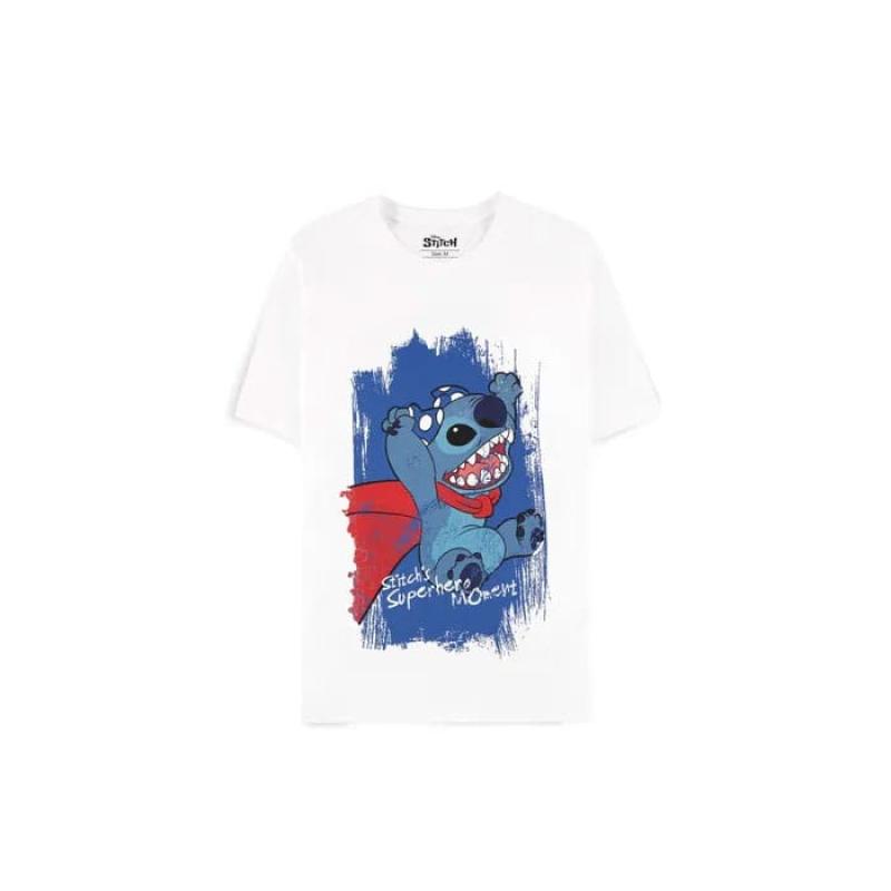 Lilo & Stitch T-Shirt Superhero White