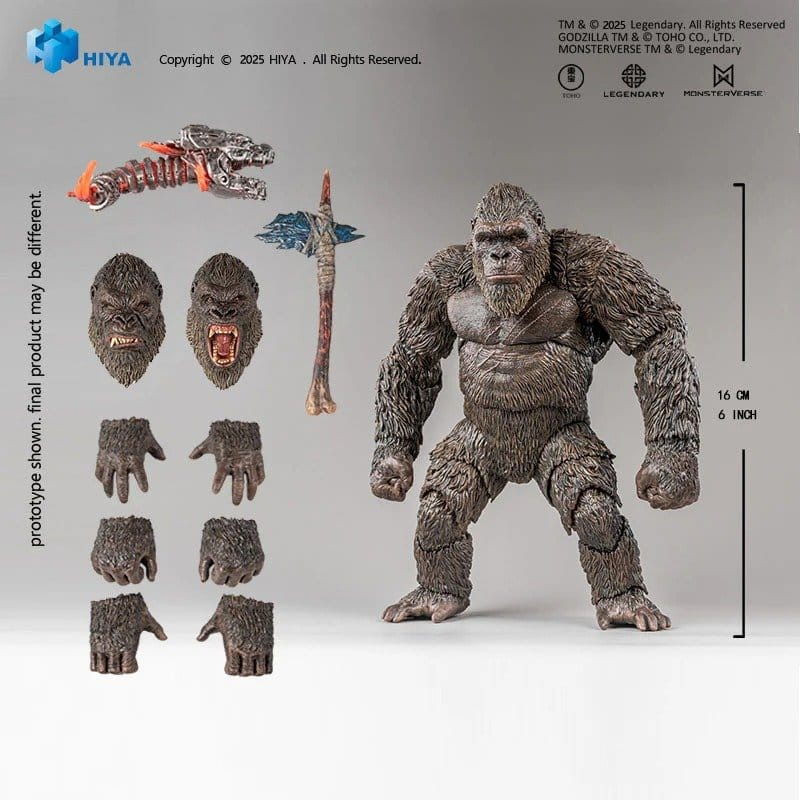 Godzilla vs. Kong Exquisite Basic Series Action Figure Kong 2.0 16 cm 2