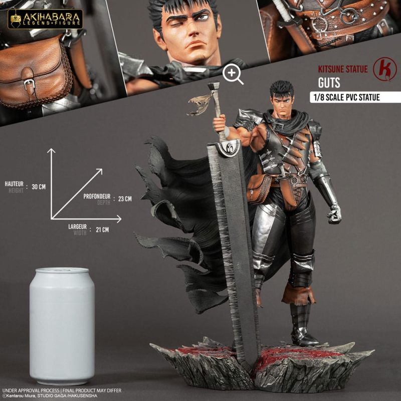 Berserk Akihabara Legend Figure PVC Statue 1/8 Guts 30 cm 14