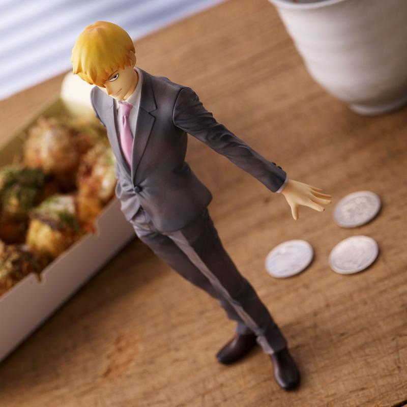 Mob Psycho 100 III Statue PVC Reigen Arataka Resale 24 18 cm