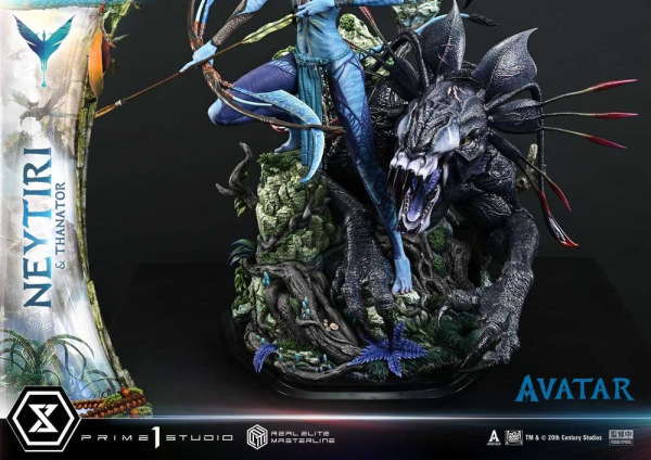 Avatar (Film) Real Elite Masterline Series Statue 1/4 Neytiri & Thanator Deluxe Version 75 cm 10