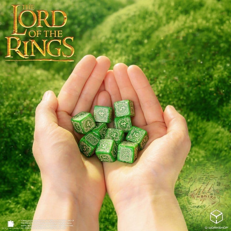 The Lord of the Rings: 10 D6 Dice Set Shire 4
