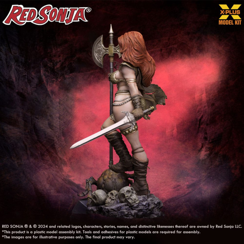 Red Sonja Plastic Model Kit 1/8 Red Sonja 27 cm 7