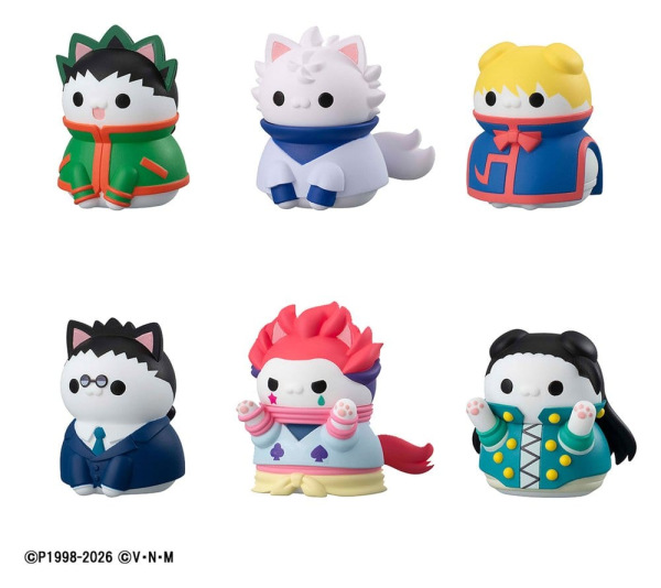 Hunter x Hunter Mega Cat Project Mini Figures Nyanter x Nyanter Hunter x Cat 3 cm Blind Box Assortme 10