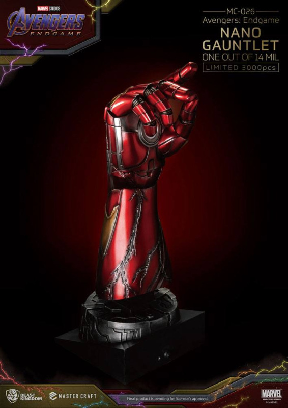 Avengers Endgame Master Craft Statue Nano Gauntlet 1/14000605 47 cm 3