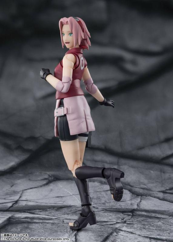 Naruto Shippuden S.H. Figuarts Action Figure Sakura Haruno -Inheritor of Tsunade's indominable will-