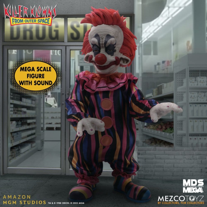 Killer Klowns from Outer Space MDS Mega Scale Plush Doll Rudy 38 cm 3