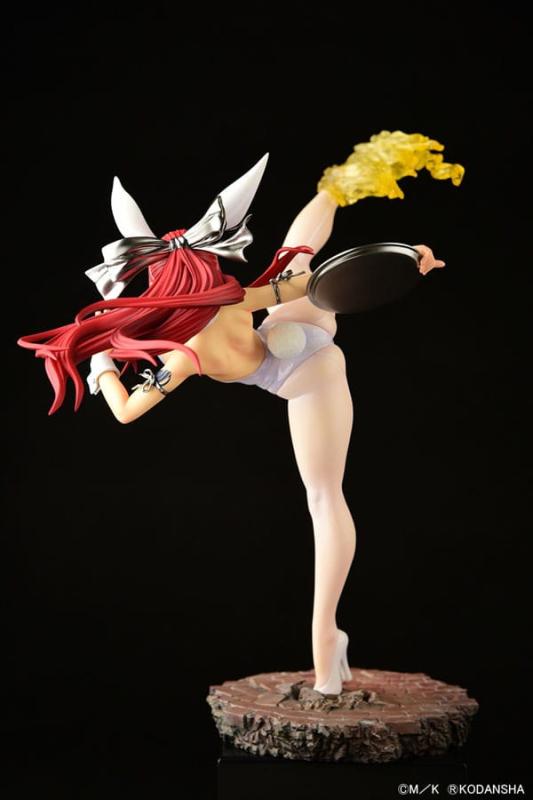 Fairy Tail Statue 1/6 Erza Scarlet High Kick White Bunny Ver. 37 cm