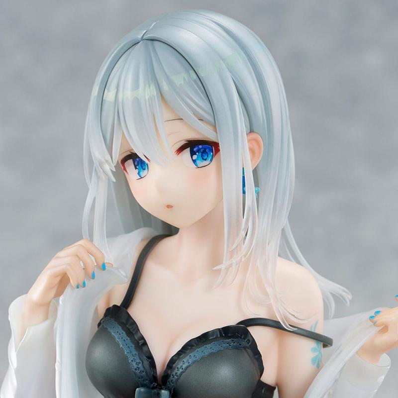 Original Character PVC Statue 1/7 Silver-Haired Girl Sky Blue Morning Special Outfit Ver. by Fuumi I