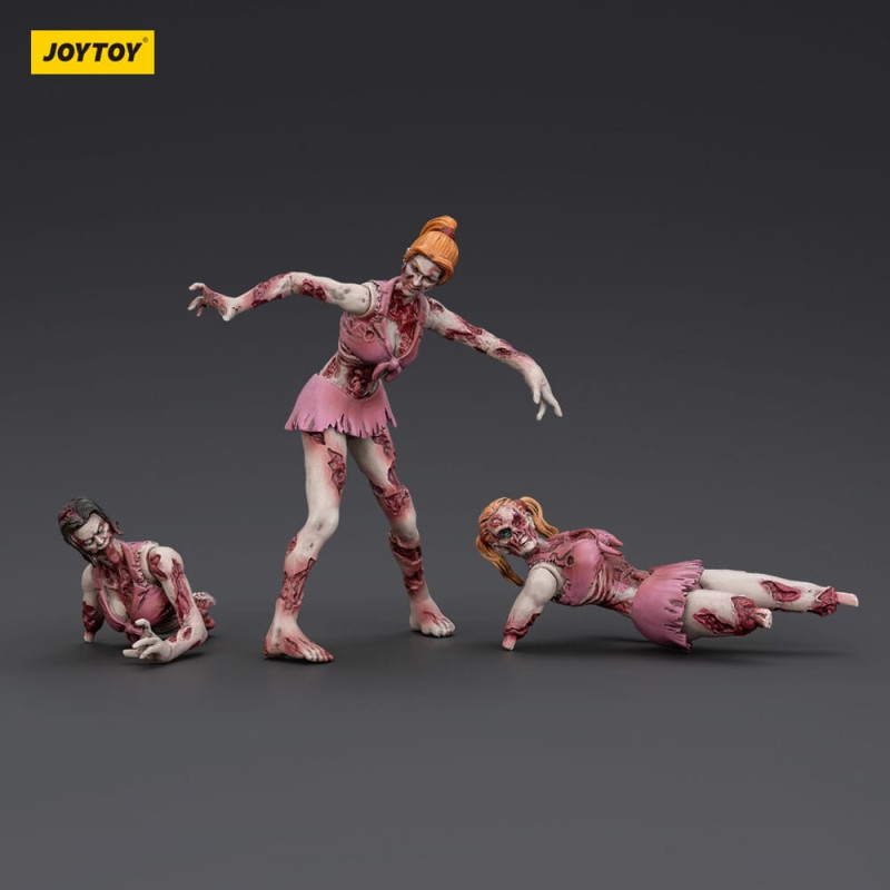 Zombie Dark Source Action Figures 3-Pack Cheer Leaders 8 cm 1