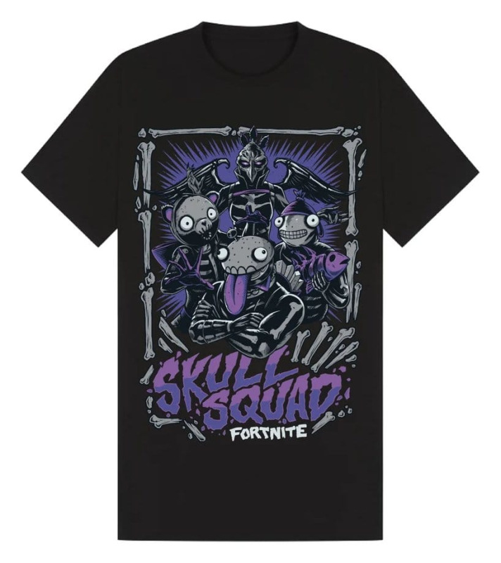 Fortnite T-Shirt Skull Squad Size L 1
