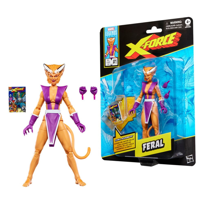 X-Force Marvel Legends Action Figure Feral 15 cm 2