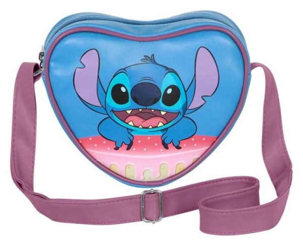 Lilo & Stitch Casual Heart Crossbody Bag Cake Blue 2