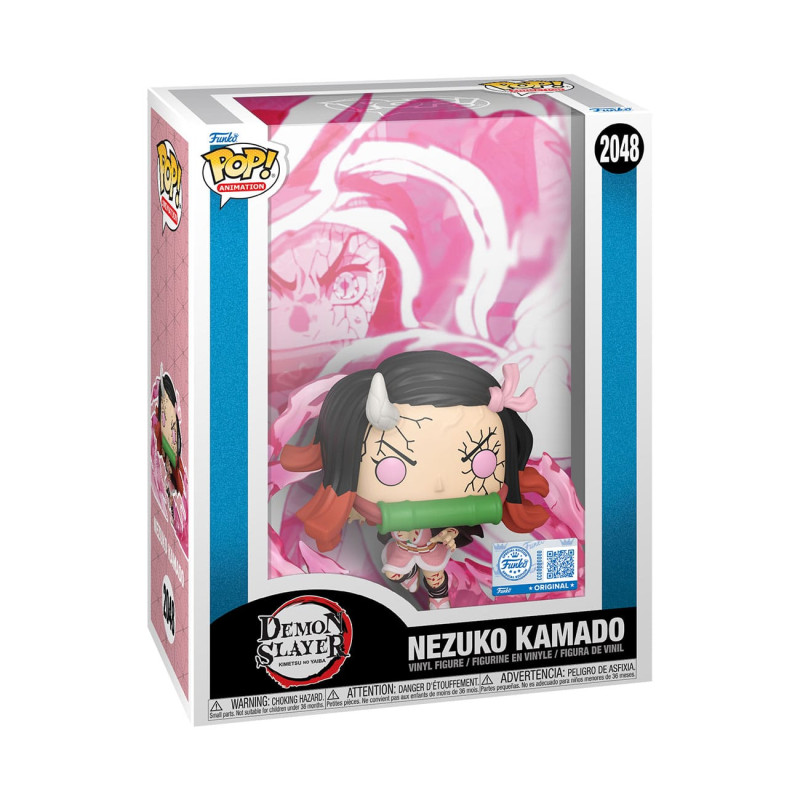 Demon Slayer: Kimetsu no Yaiba POP! Animation Cover Vinyl Figure Nezuko 9 cm 1