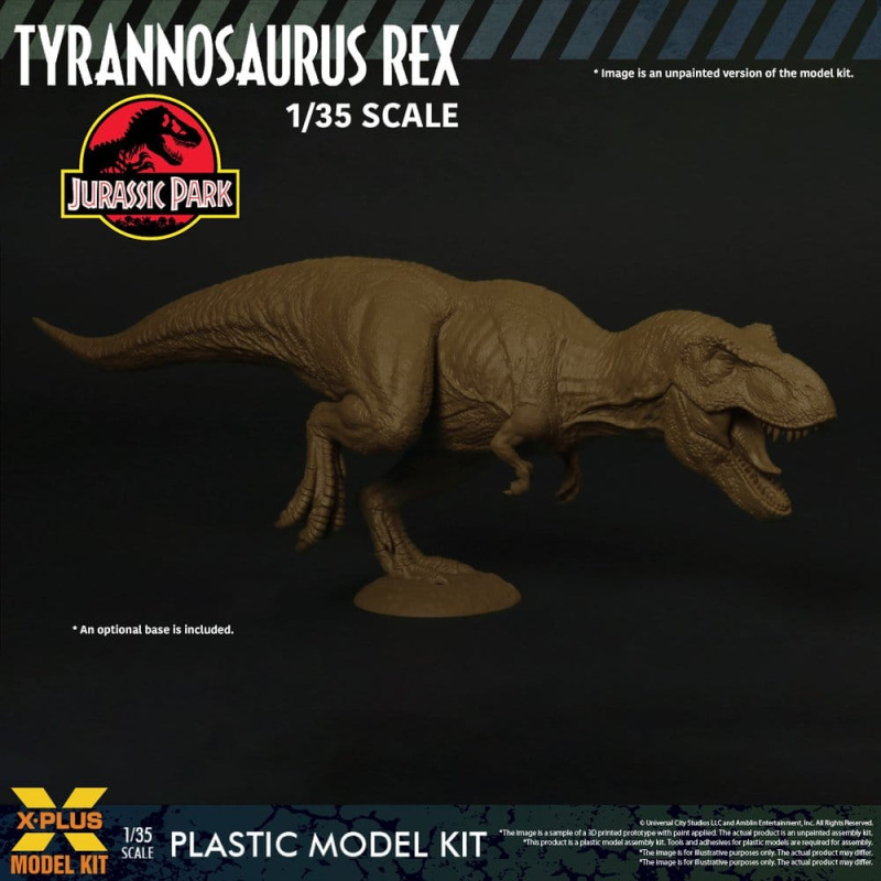 Jurassic Park Plastic Model Kit 1/35 Tyrannosaurus Rex 42 cm 2