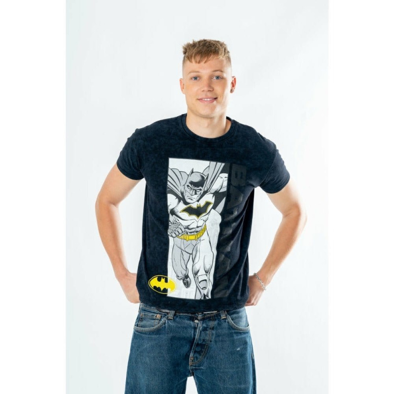 Batman T-Shirt Comic Acid Wash Size XXL 2