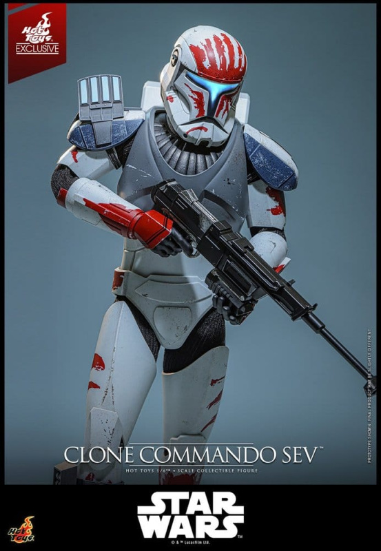 Star Wars: The Clone Wars Television Masterpiece Action Figure 1/6 Clone Commando Sev (Hot Toys Excl 5