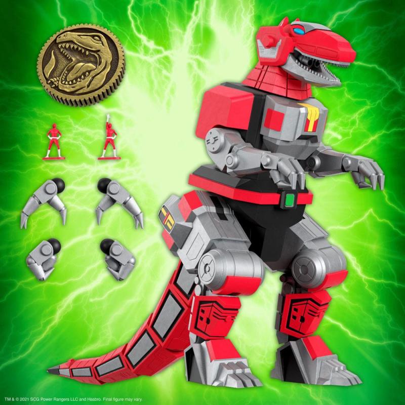 Mighty Morphin Power Rangers Ultimates Action Figure Tyrannosaurus Dinozord 20 cm