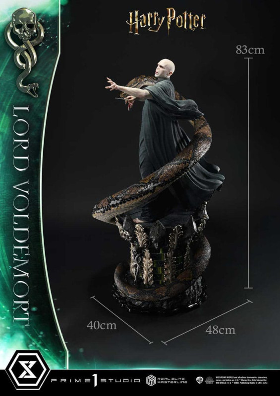 Harry Potter Real Elite Masterline Series Statue 1/4 Lord Voldemort Bonus Version 83 cm 4