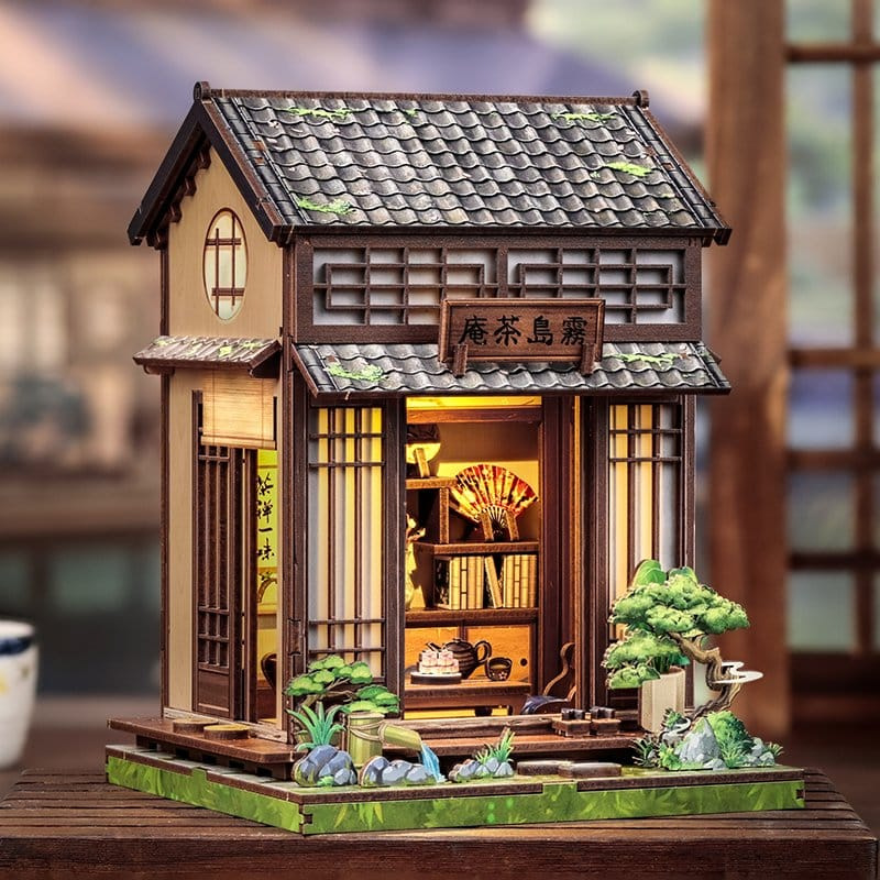 Miniature House Model Kit Kirishima Cha-an 19 x 14 cm 11