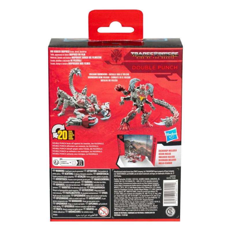 Transformers: Rise of the Beasts Generations Studio Series Deluxe Class Action Figure Double Punch 1