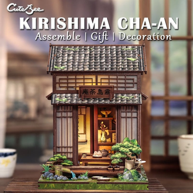 Miniature House Model Kit Kirishima Cha-an 19 x 14 cm 10