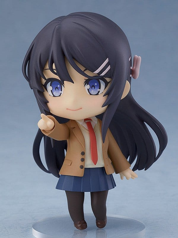 Rascal Does Not Dream of Bunny Girl Senpai Nendoroid Action Figure Mai Sakurajima 10 cm 3
