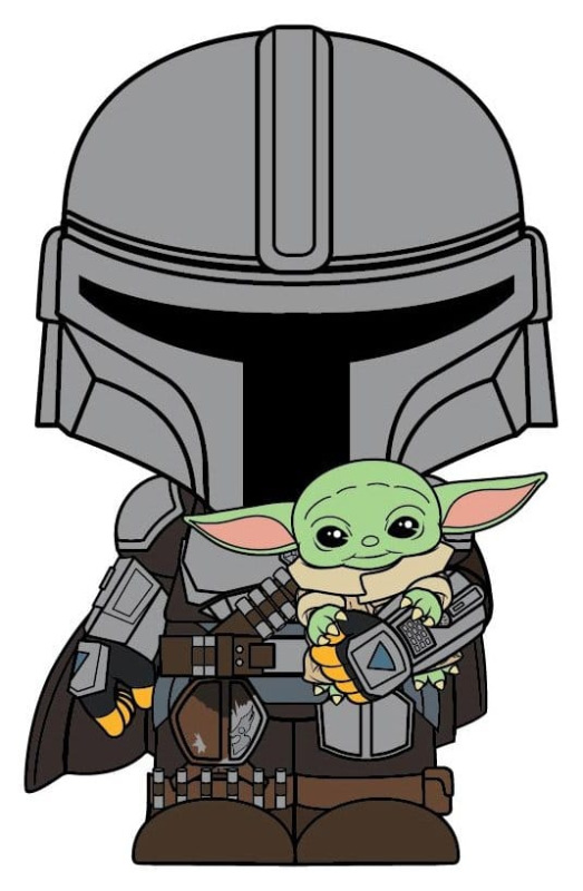 The Mandalorian 3D Foam Magnet The Mandalorian and Grogu