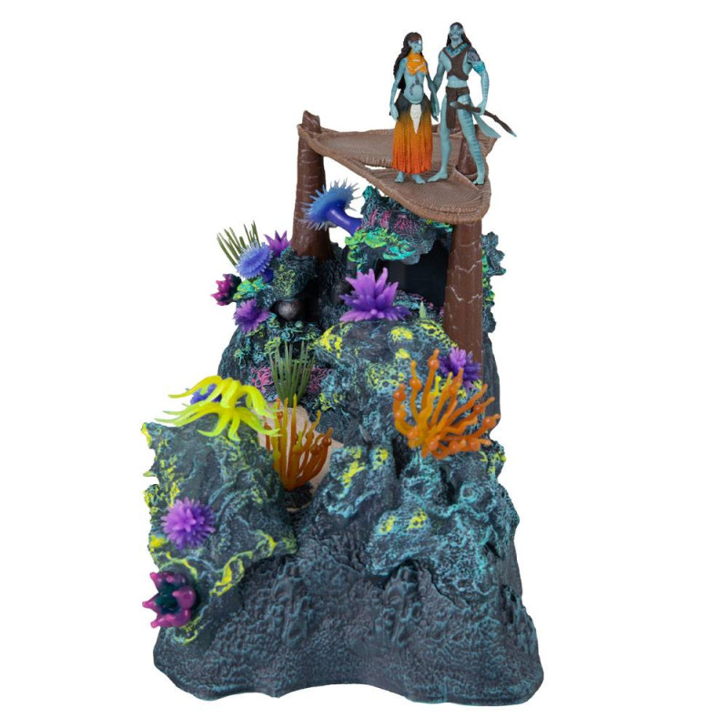 Avatar: The Way of Water Action Figures Metkayina Reef with Tonowari and Ronal 3