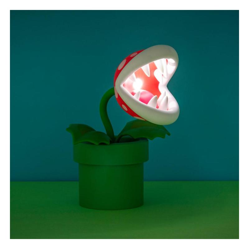 Super Mario Posable Lamp Mario Mini Piranha Plant