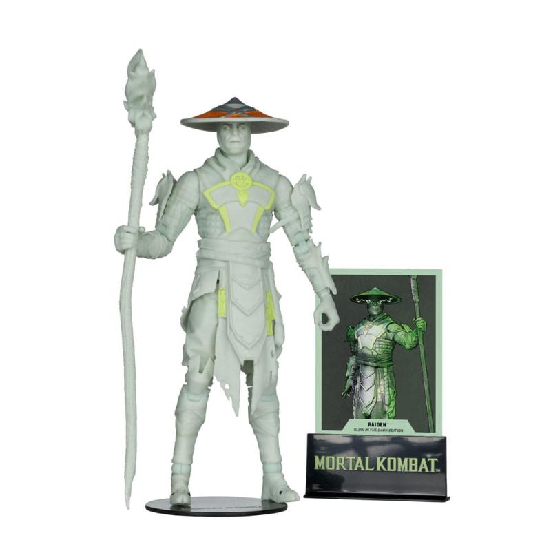 Mortal Kombat Action Figure Glow in the Dark Edition Raiden (Gold Label) 18 cm 1