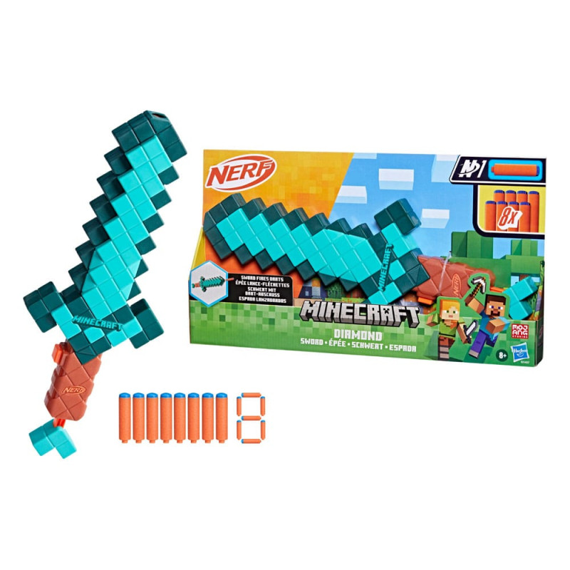 Minecraft NERF Dart-Firing Diamond Sword 5