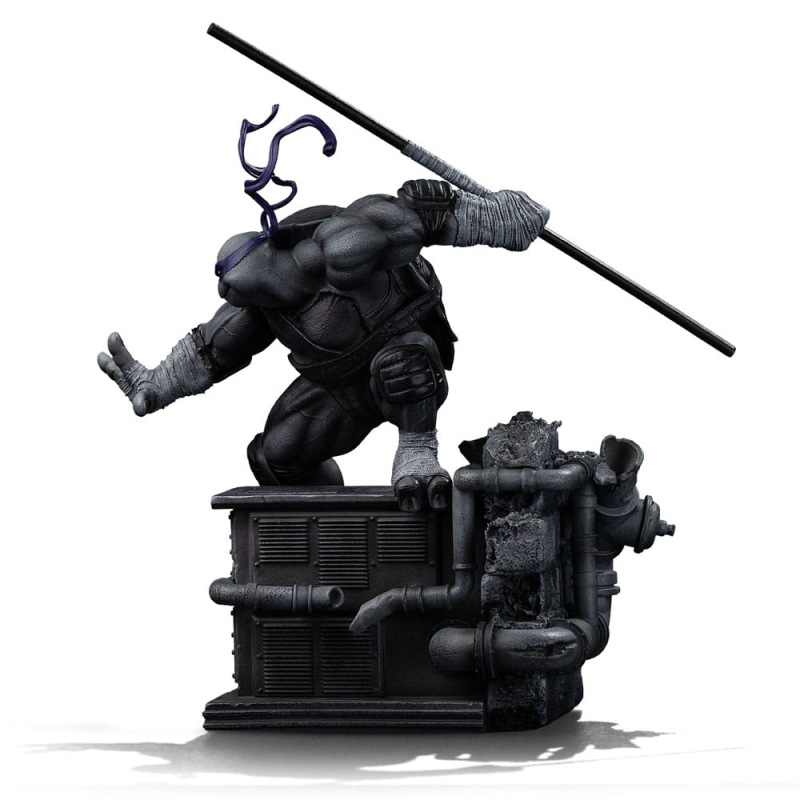 Teenage Mutant Ninja Turtles Art Scale Statue 1/10 Donatello Black and White Variant 26 cm heo exclu 1