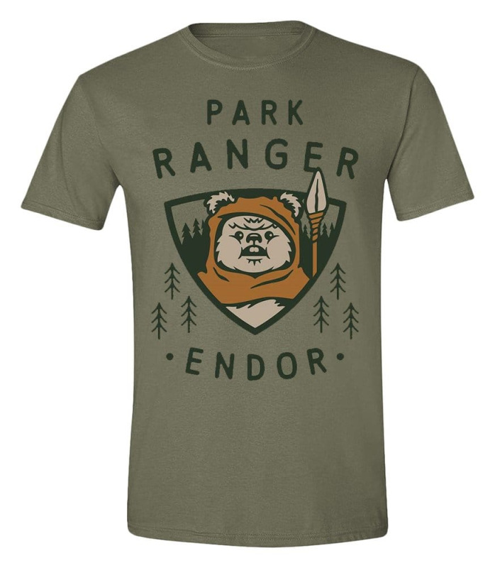 Star Wars T-Shirt Park Ranger Ewok Size XL