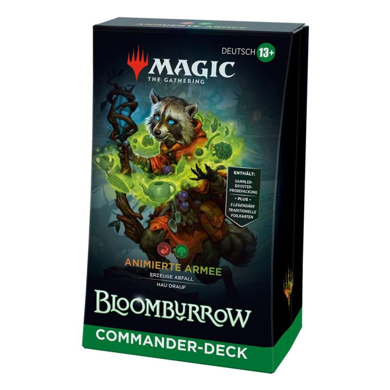 Magic the Gathering Bloomburrow Commander Decks Display (4) german