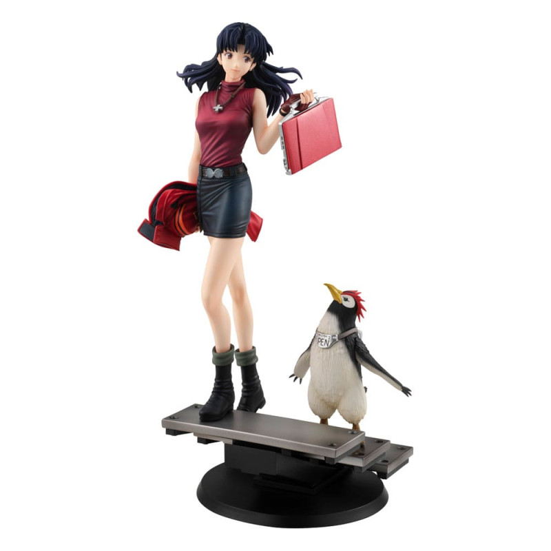 Rebuild of Evangelion Gals PVC Statue Misato Katsuragi & Pen Pen 25 cm 4