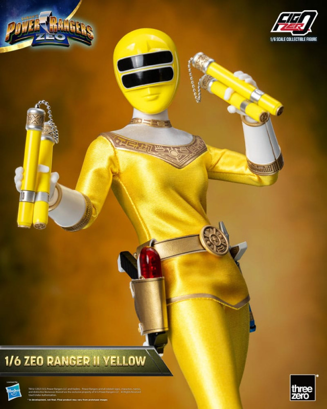 Power Rangers Zeo FigZero Action Figure 1/6 Ranger II Yellow 30 cm 5