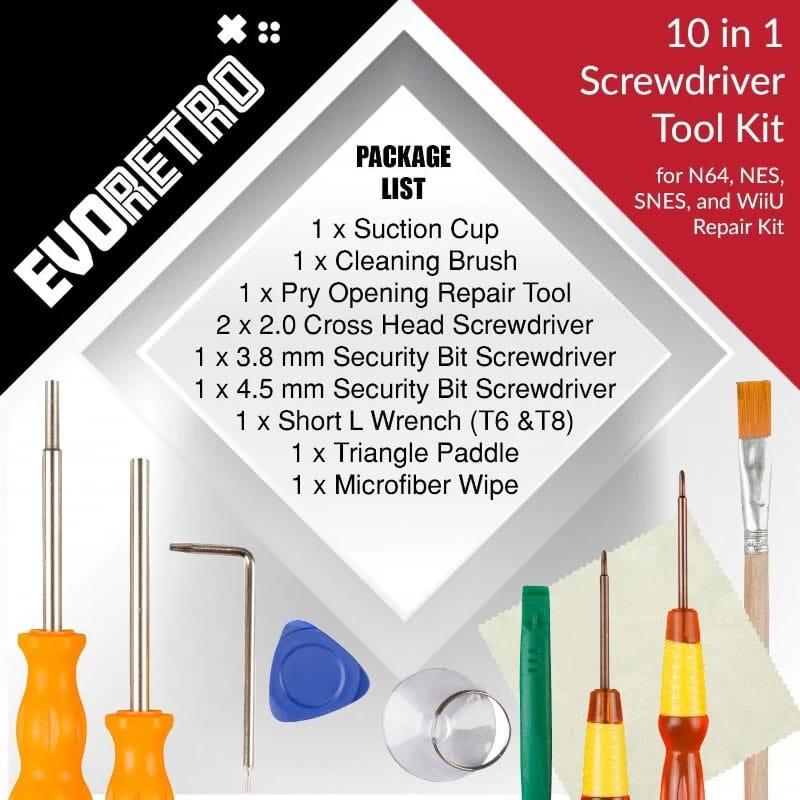 Video Game Tool Kit 14-Pack Screwdriver