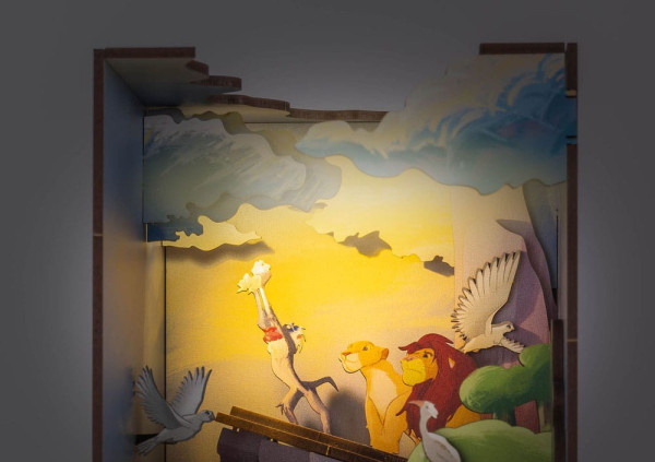 Disney Tiny Adventures Book Nook Mini Diorama The Lion King 23 cm 2