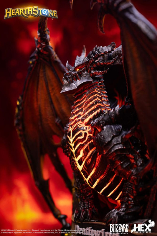 Hearthstone 3D Art Frame Statue Deathwing 34 cm 11
