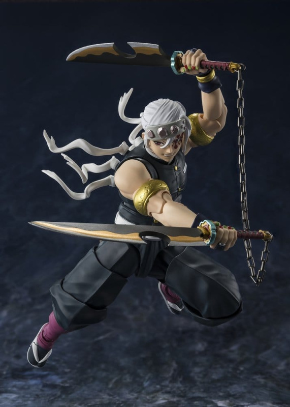 Demon Slayer: Kimetsu no Yaiba S.H.Figuarts Action Figure Uzui Tengen 17 cm 3