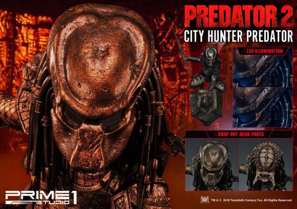 Predator 2: City Hunter Predator - 3D Wall Art 79 cm - Prime 1 Studio
