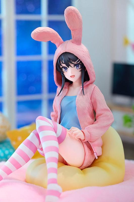 Rascal Does Not Dream of a Knapsack Kid PVC Statue 1/7 Mai Sakurajima Hoodie Look Rabbit Ears Ver. P