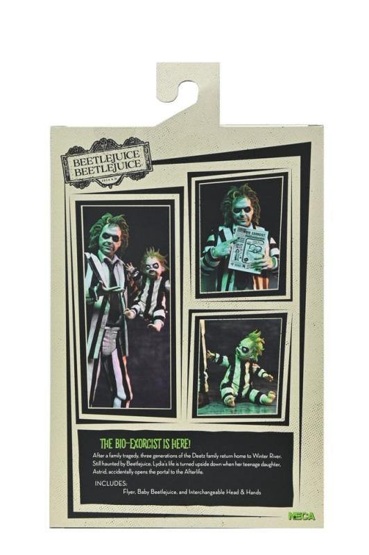 Beetlejuice Beetlejuice Action Figure 7 Scale Ultimate Striped Suit Beetlejuice 18 cm 1