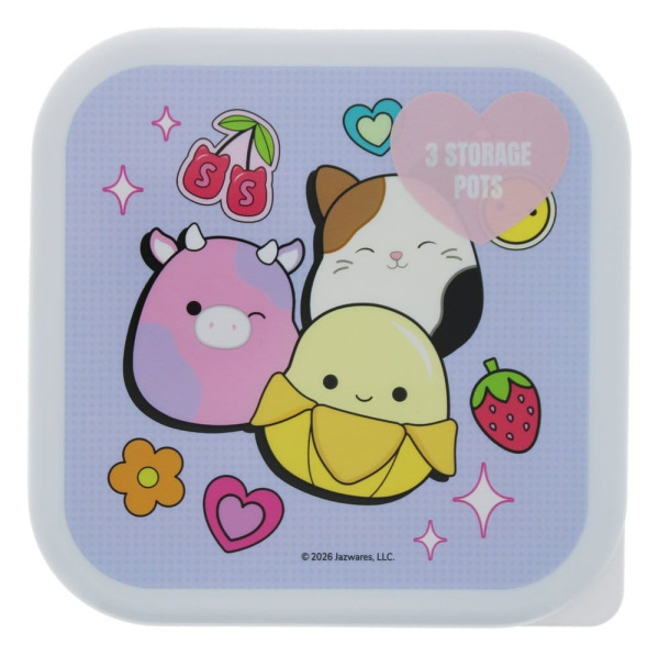 Squishmallows Snack Boxes 3-Pack 1