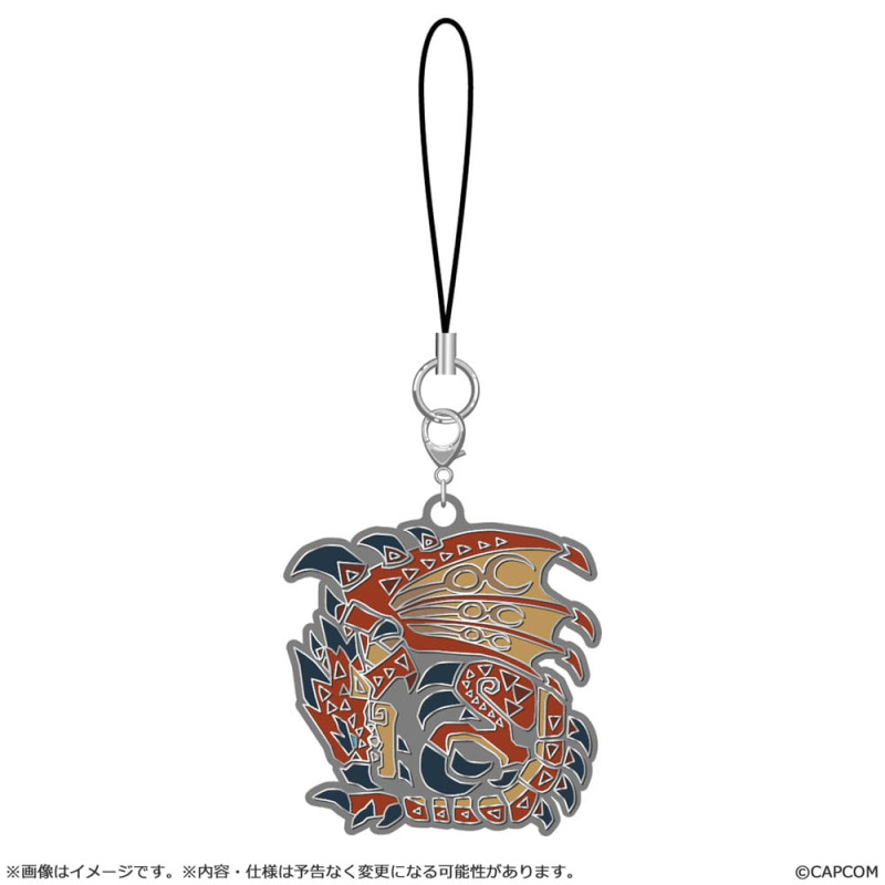 Monster Hunter Wilds Metal Keychain Monster Icon 5 cm Assortment (10) 9