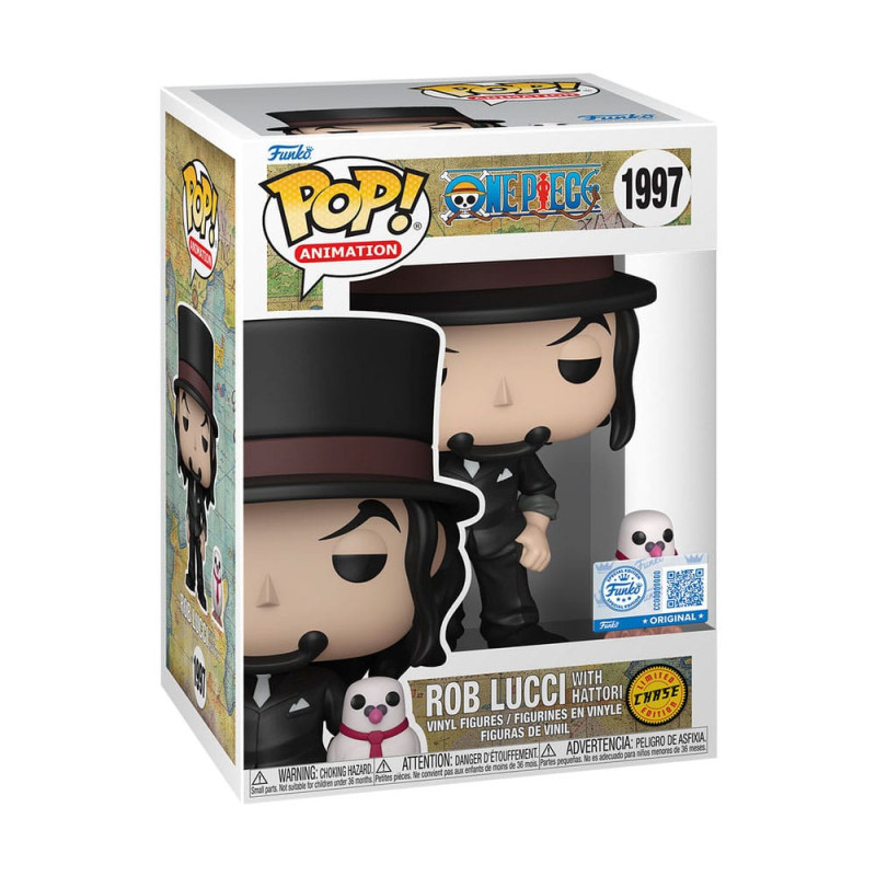*heo Exclusive Edition* One Piece POP!&Buddy Animation Vinyl Figures Rob Lucci with Hattori w/Chase 3