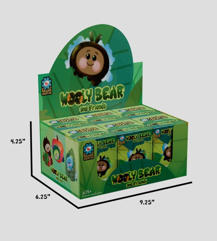 Wooly Bear and Friends Vinyl Mini Figures S1 13 cm Blind Box Display (6) 10
