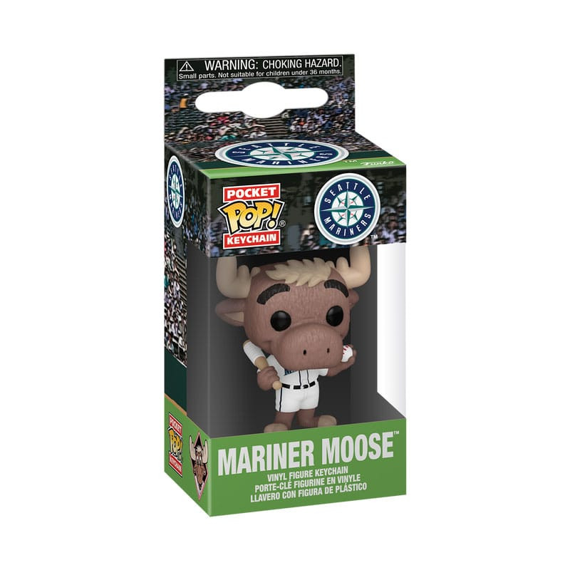 MLB POP! Vinyl Keychains 4 cm Mariners- Mariner Moose Display (12) 1